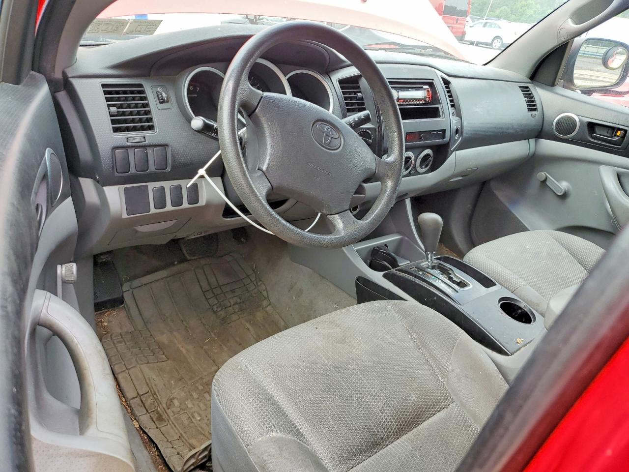 2008 Toyota Tacoma V6 Red vin: 5TEUU42N88Z511831