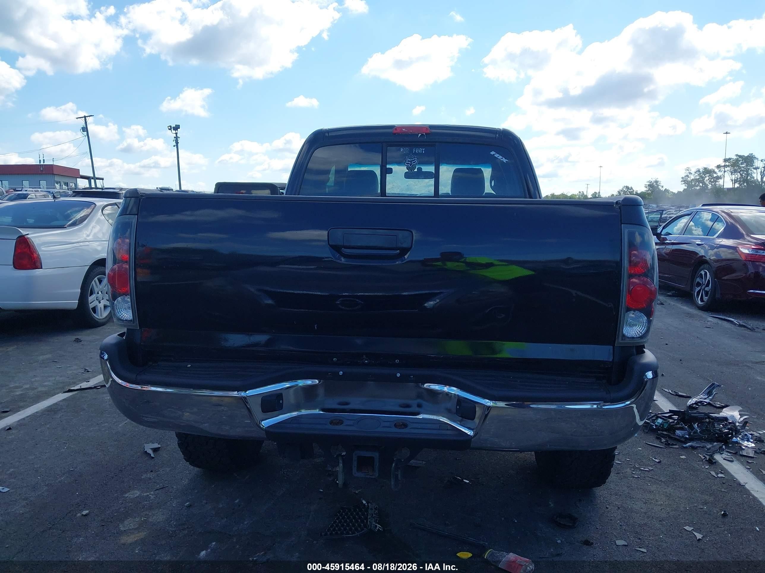 2008 Toyota Tacoma Base V6 Черный vin: 5TEUU42N88Z575495