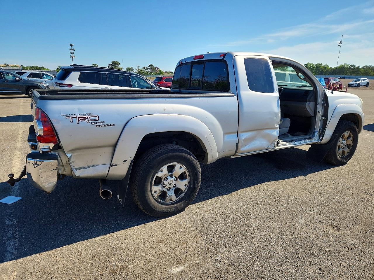 2009 Toyota Tacoma Access Cab Gray vin: 5TEUU42N89Z650925