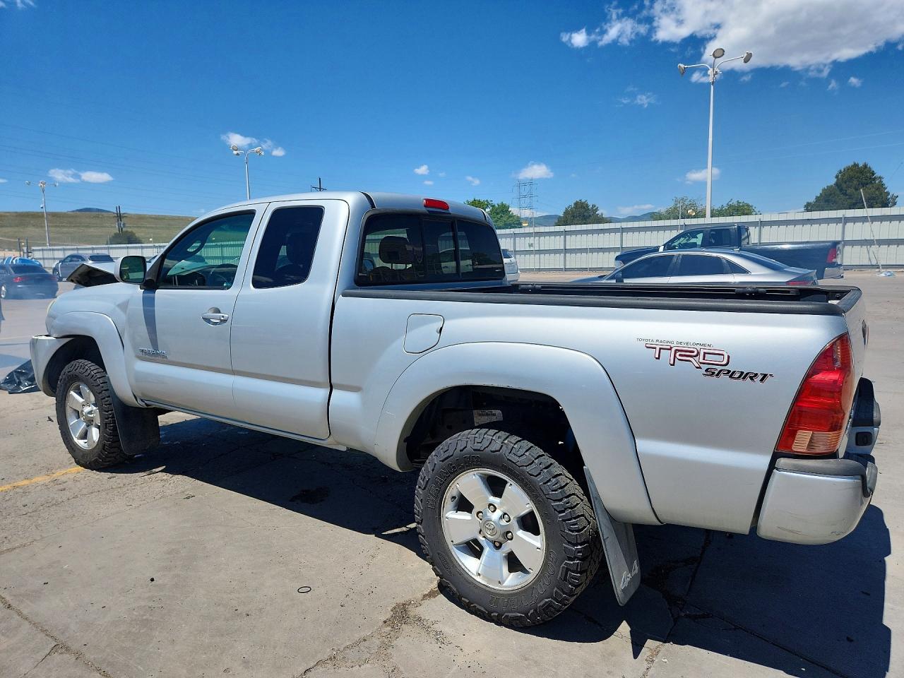 2005 Toyota Tacoma Access Cab Серебряный vin: 5TEUU42N95Z140531