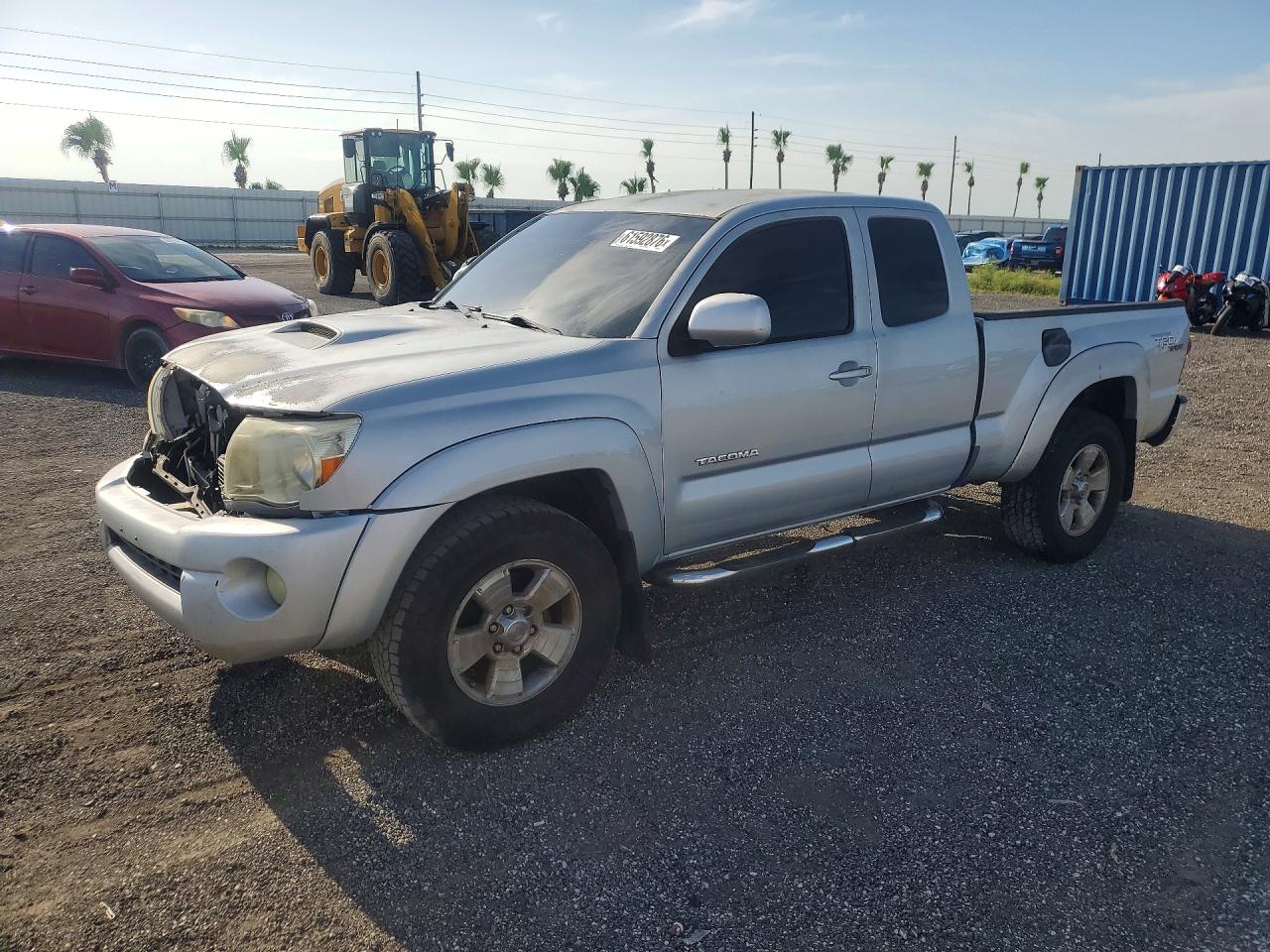 2006 Toyota Tacoma Access Cab Silver vin: 5TEUU42N96Z145679
