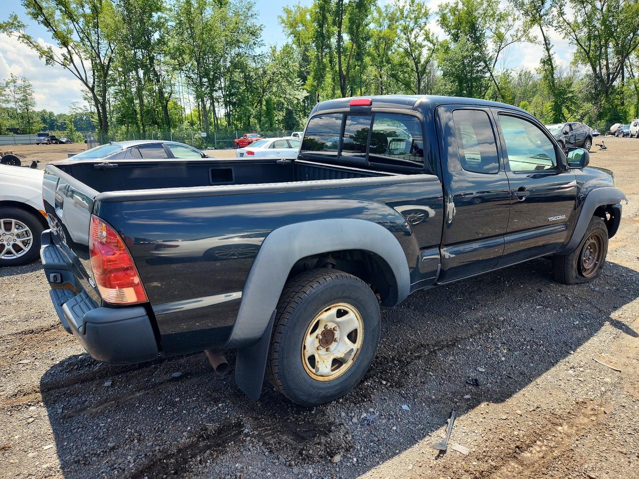 2006 Toyota Tacoma V6 Black vin: 5TEUU42N96Z266504