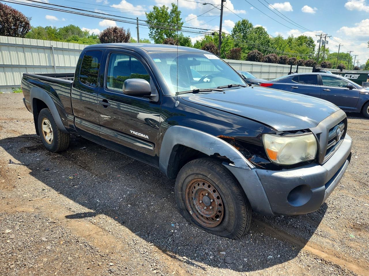 2006 Toyota Tacoma V6 Black vin: 5TEUU42N96Z266504