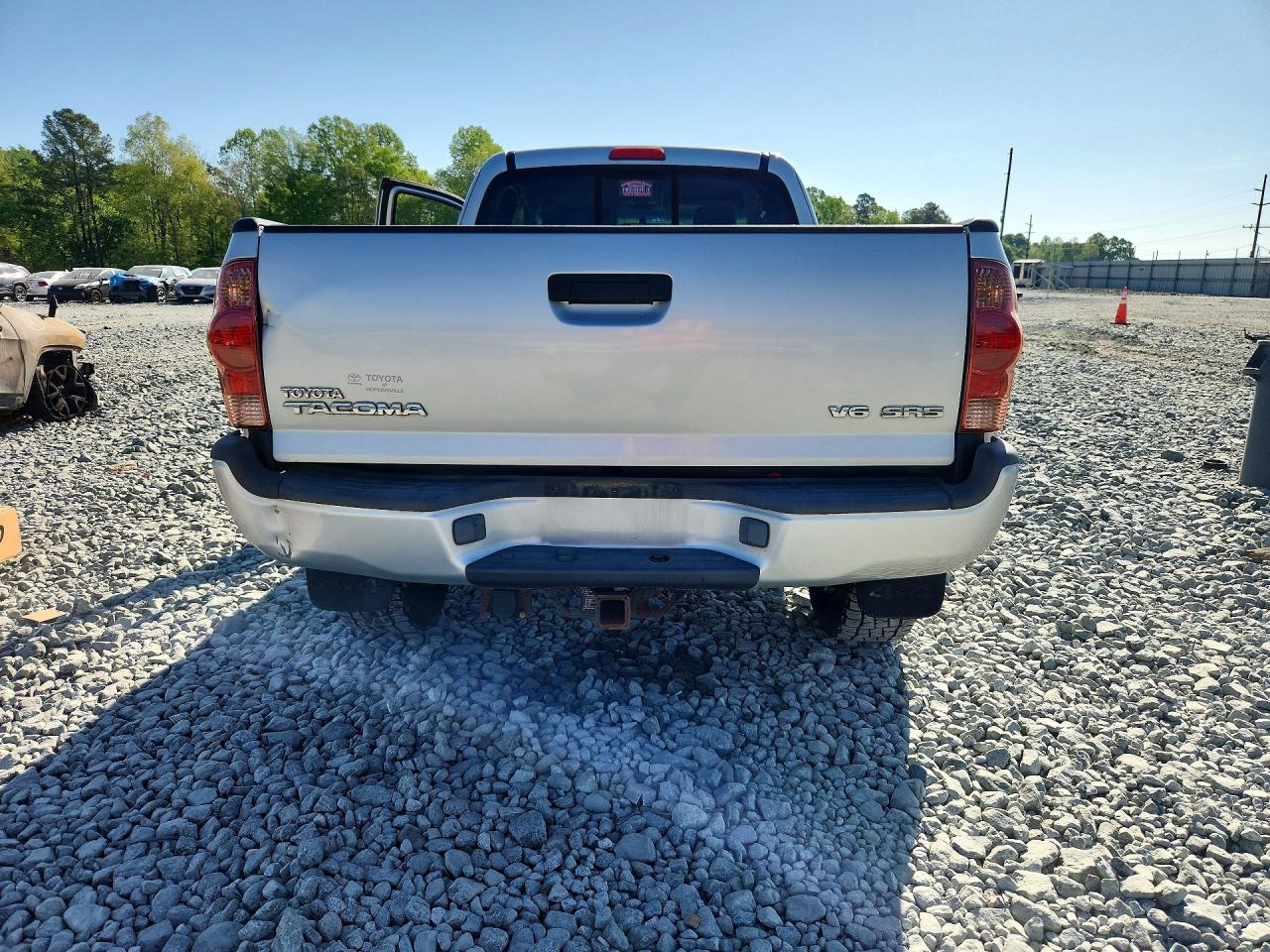 2006 Toyota Tacoma Access Cab Серебряный vin: 5TEUU42N96Z292827
