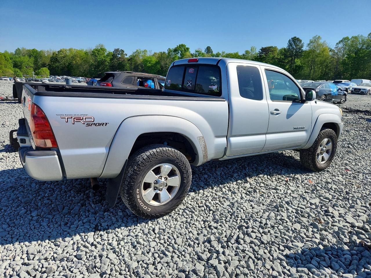 2006 Toyota Tacoma Access Cab Серебряный vin: 5TEUU42N96Z292827