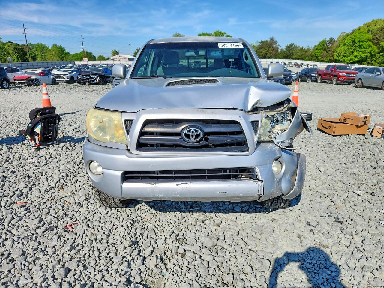 2006 Toyota Tacoma Access Cab Серебряный vin: 5TEUU42N96Z292827
