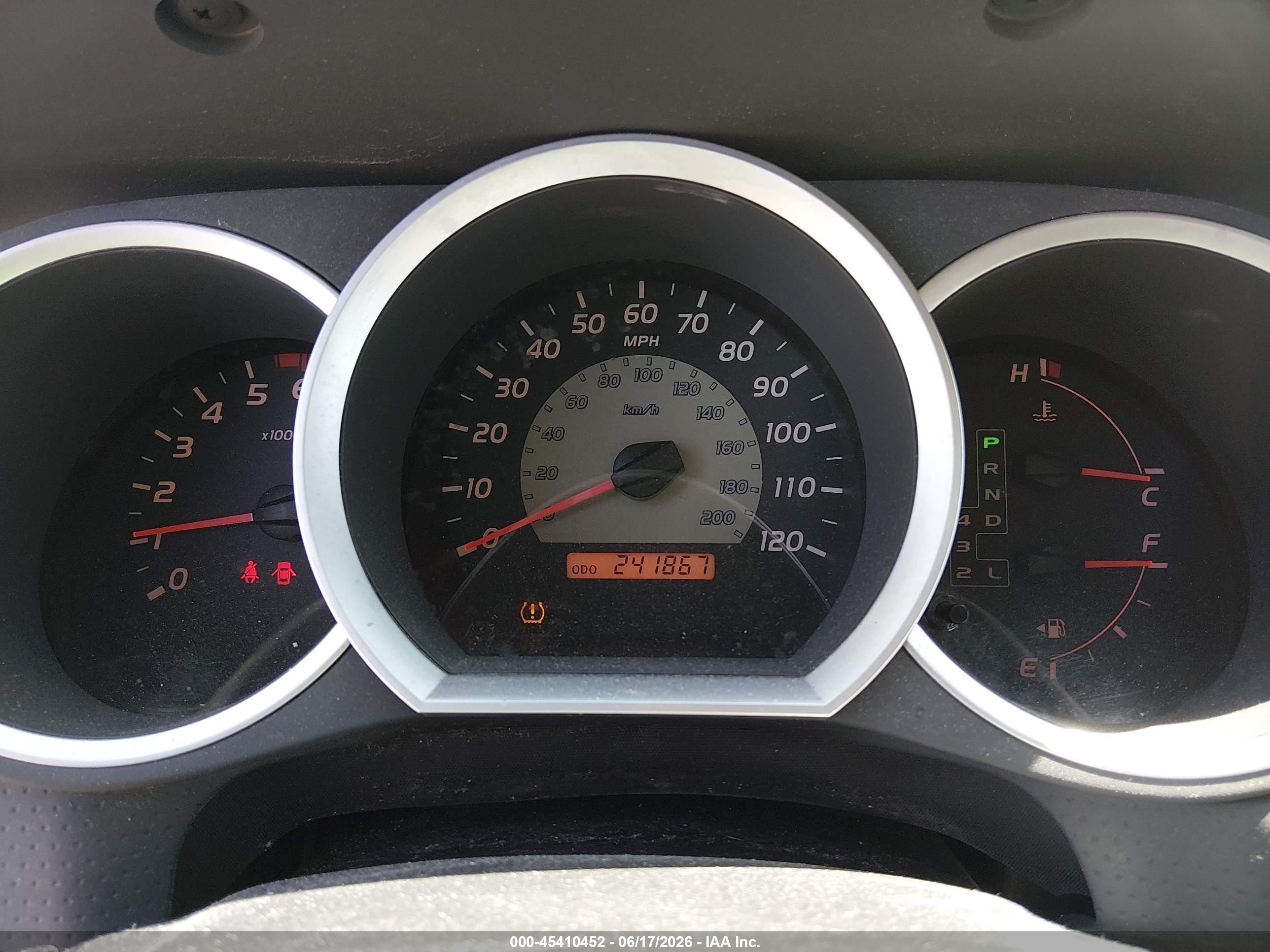 2006 Toyota Tacoma Base V6 Beige vin: 5TEUU42N96Z296490