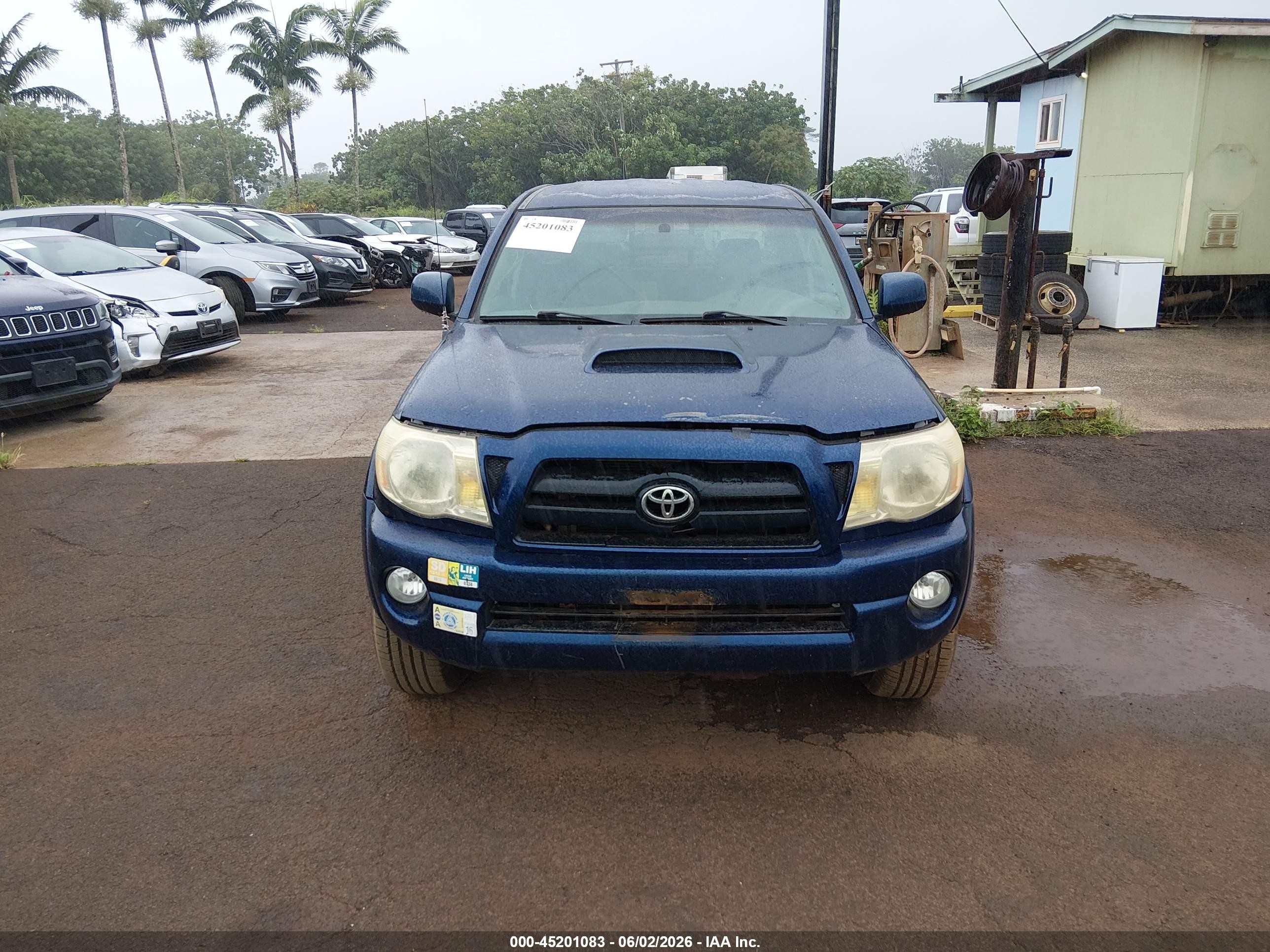 2006 Toyota Tacoma Base V6 Синий vin: 5TEUU42N96Z318147
