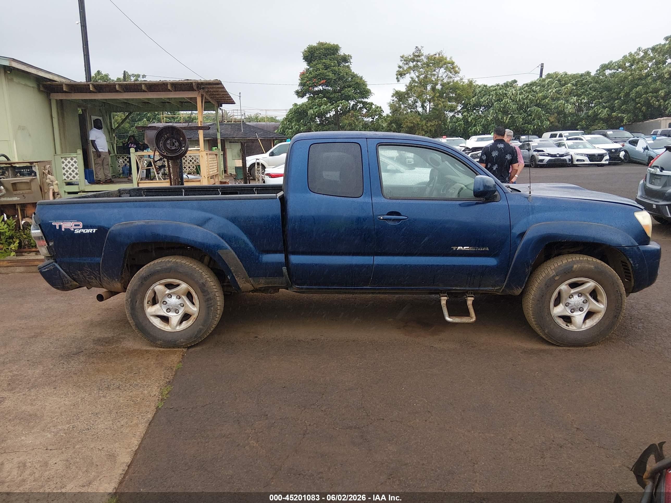 2006 Toyota Tacoma Base V6 Синий vin: 5TEUU42N96Z318147