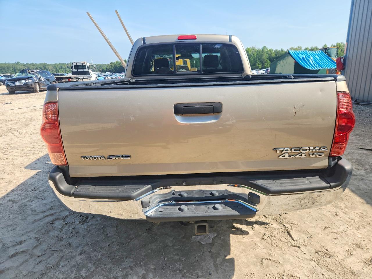 2007 Toyota Tacoma V6 Tan vin: 5TEUU42N97Z331904