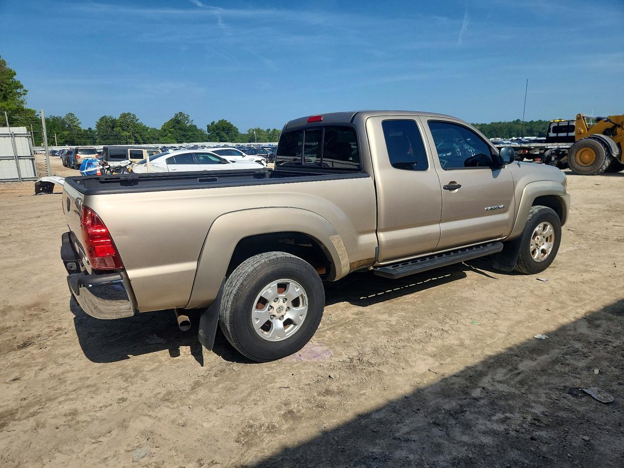 2007 Toyota Tacoma V6 Tan vin: 5TEUU42N97Z331904