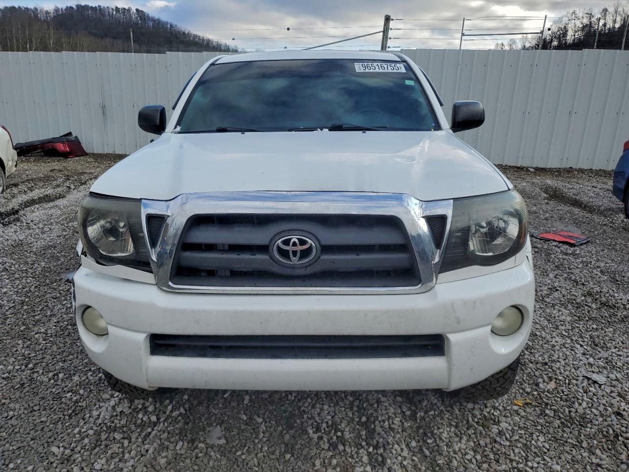 2008 Toyota Tacoma Access Cab White vin: 5TEUU42N98Z549004