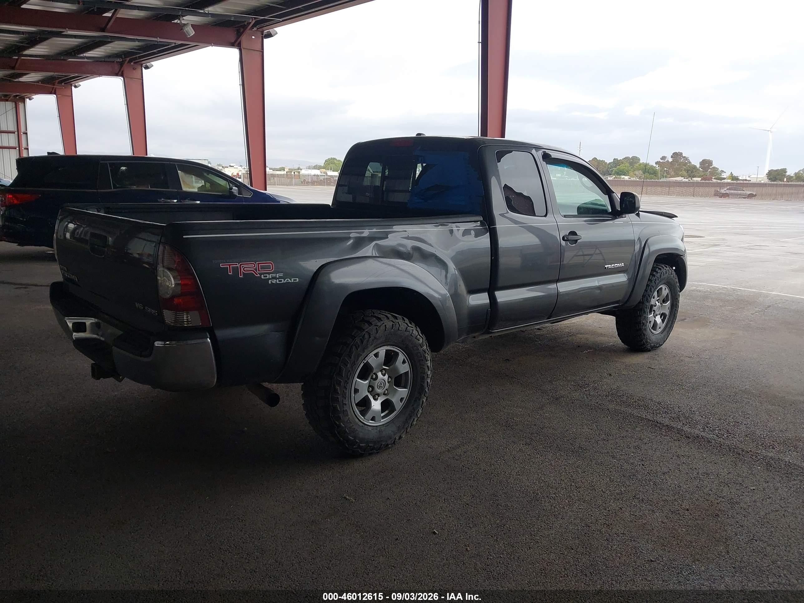 2009 Toyota Tacoma Base V6 Gray vin: 5TEUU42N99Z632384