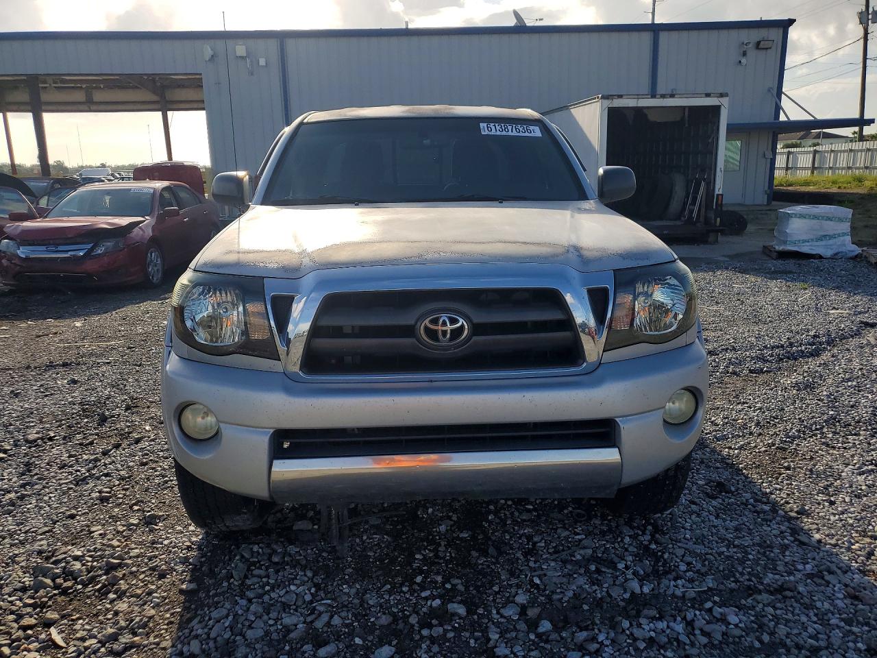 2010 Toyota Tacoma Access Cab Silver vin: 5TEUU4EN2AZ697867