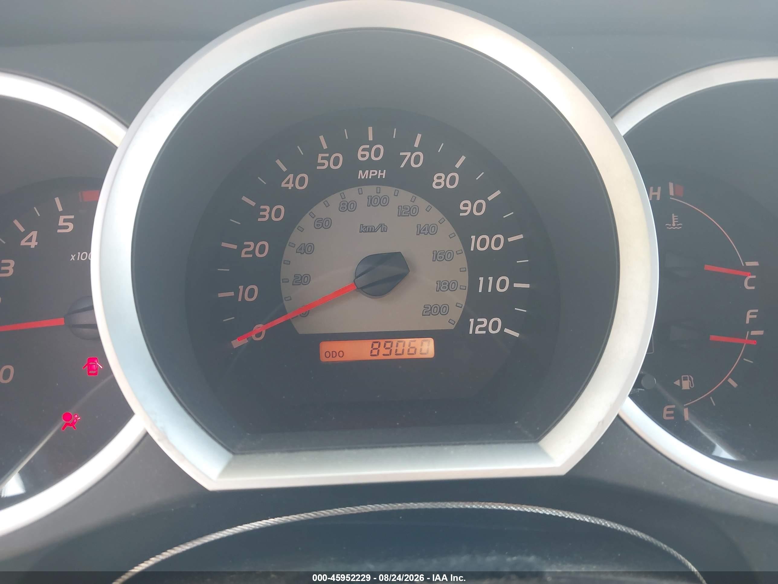 2010 Toyota Tacoma Base V6 Brown vin: 5TEUU4EN2AZ720287