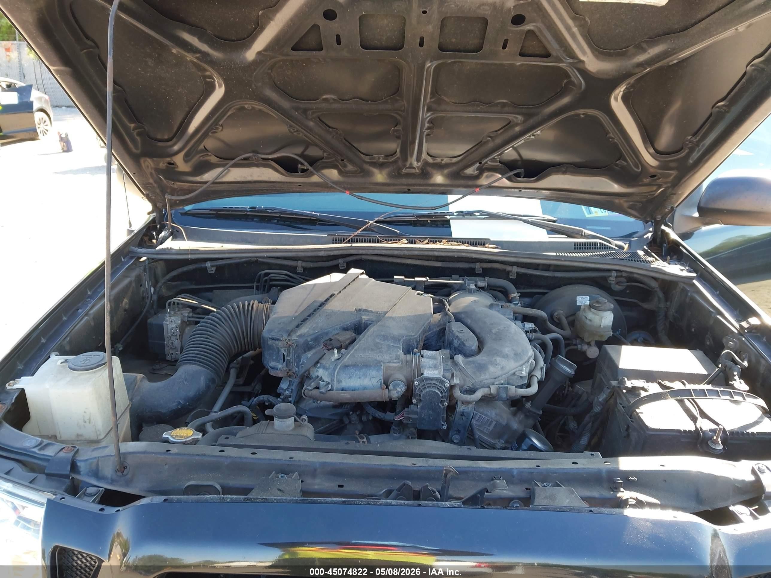 2010 Toyota Tacoma Base V6 Черный vin: 5TEUU4EN3AZ672170