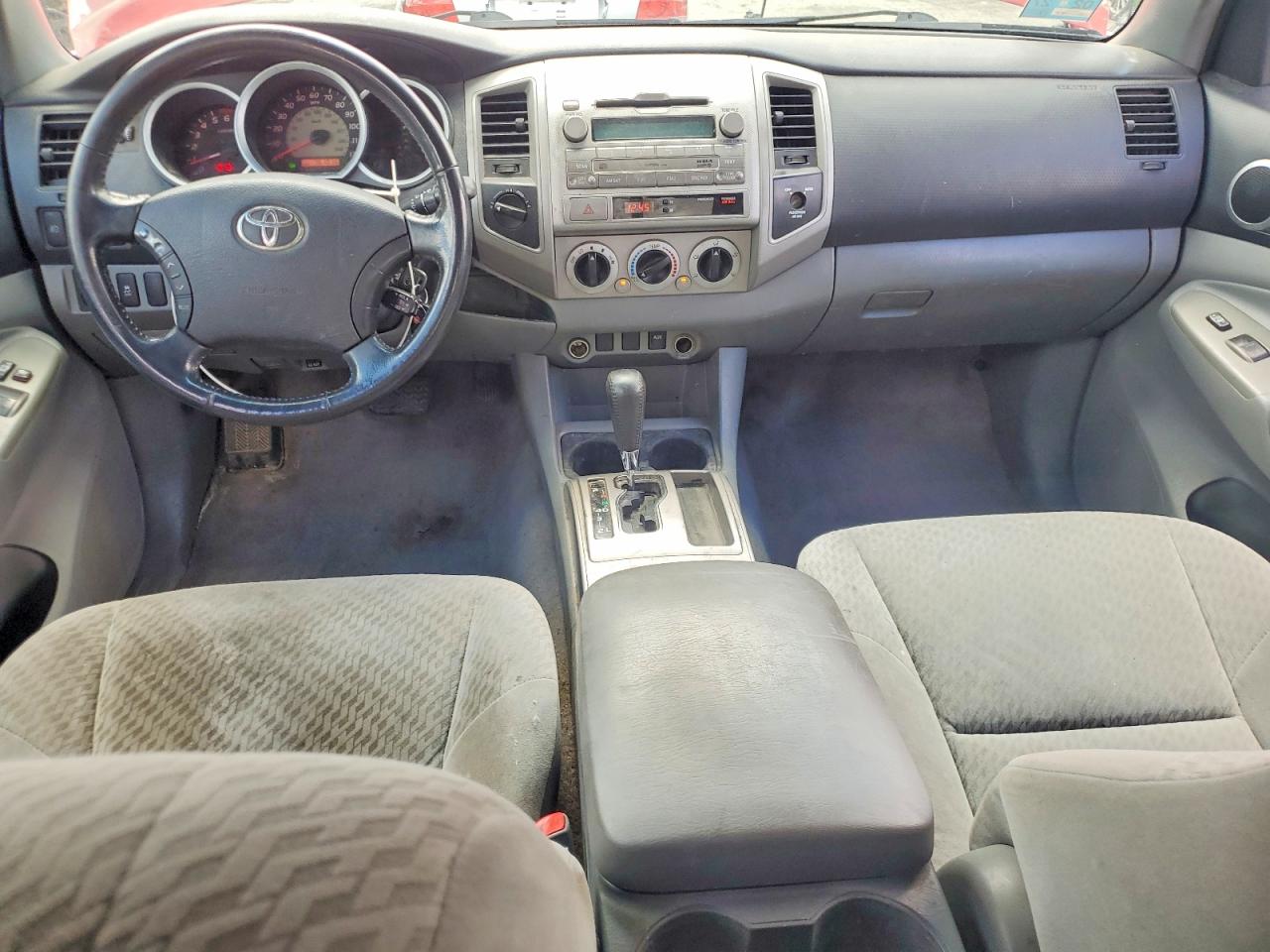 2010 Toyota Tacoma Access Cab Red vin: 5TEUU4EN3AZ695559