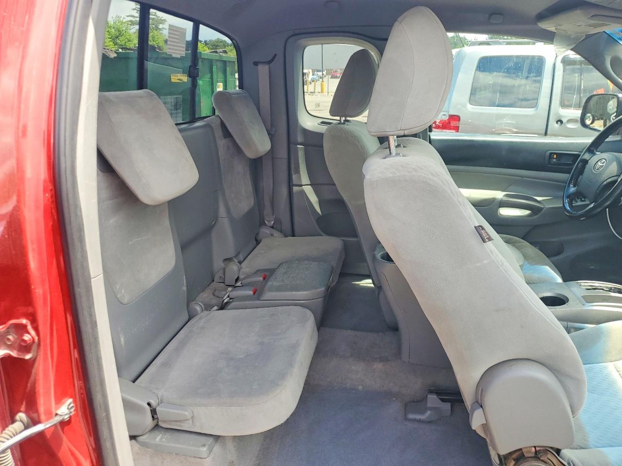 2010 Toyota Tacoma Access Cab Red vin: 5TEUU4EN3AZ695559