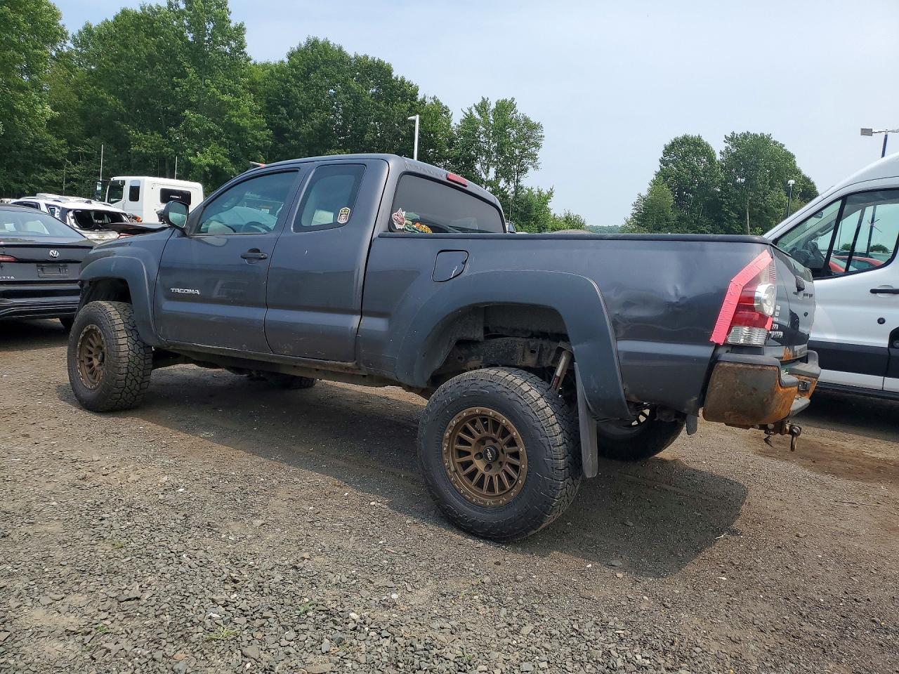 2010 Toyota Tacoma Access Cab Gray vin: 5TEUU4EN3AZ729810