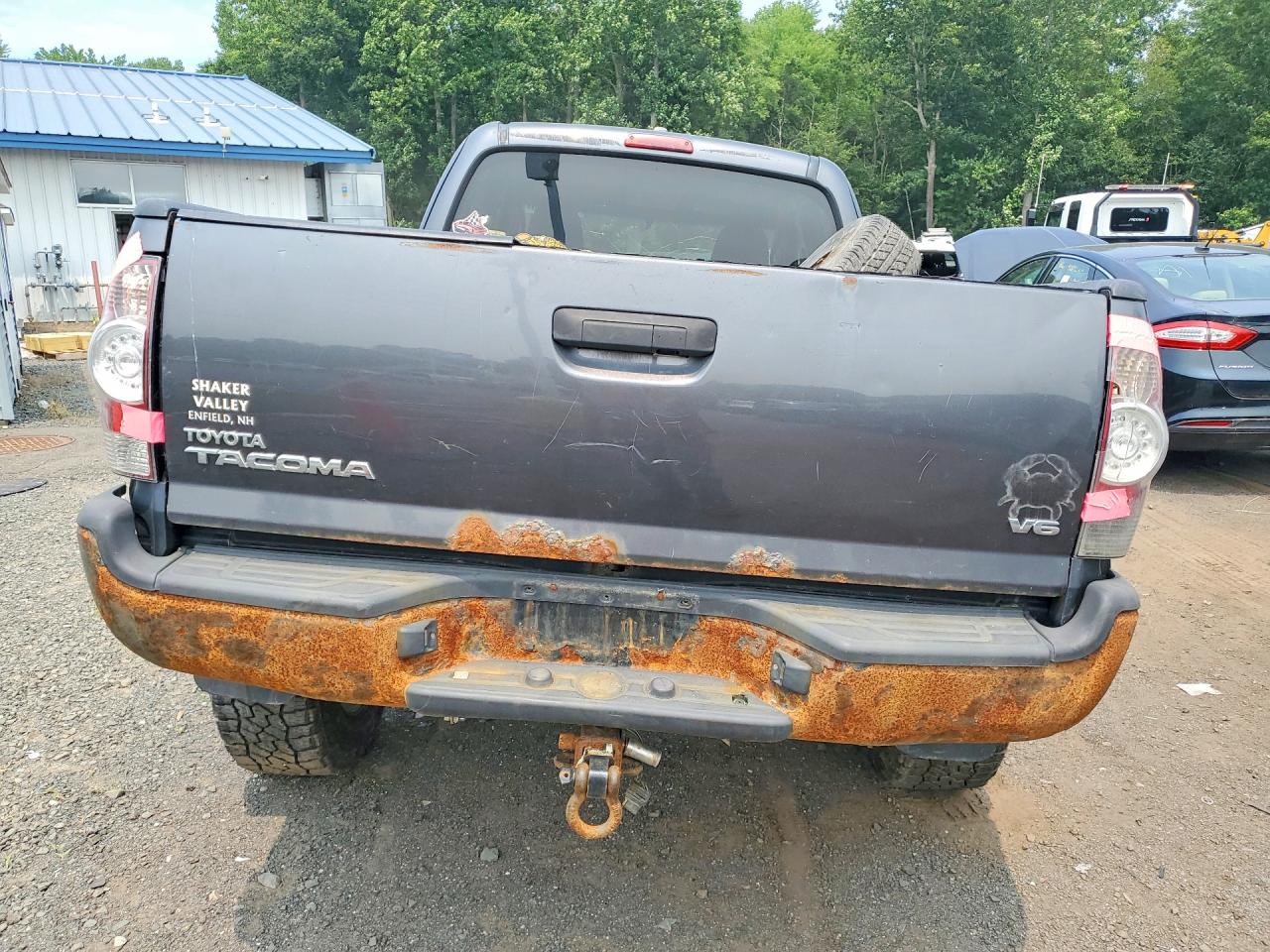 2010 Toyota Tacoma Access Cab Gray vin: 5TEUU4EN3AZ729810