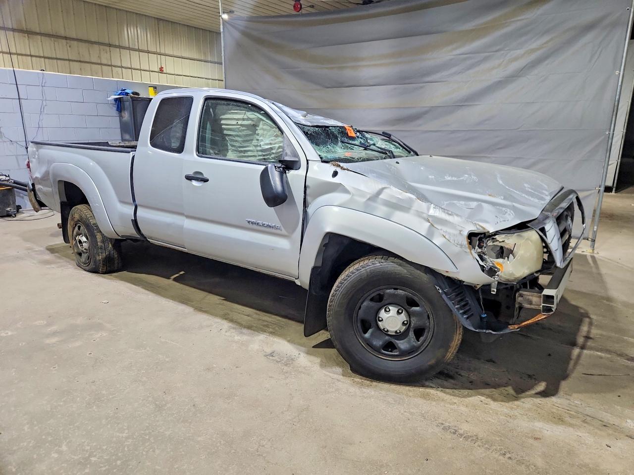 2010 Toyota Tacoma Access Cab Silver vin: 5TEUU4EN4AZ702874