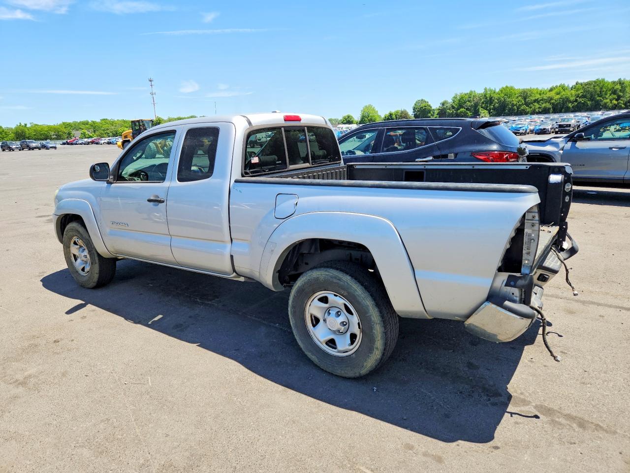 2010 Toyota Tacoma Access Cab Silver vin: 5TEUU4EN4AZ739388
