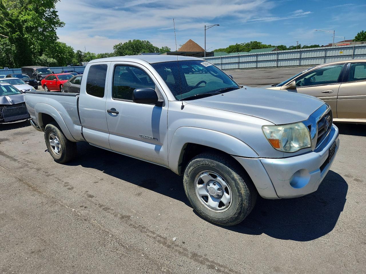 2010 Toyota Tacoma Access Cab Silver vin: 5TEUU4EN4AZ739388
