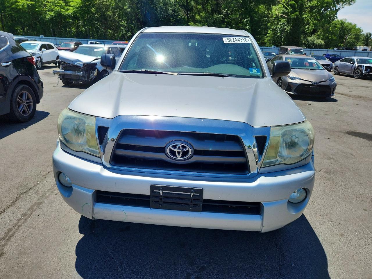 2010 Toyota Tacoma Access Cab Silver vin: 5TEUU4EN4AZ739388