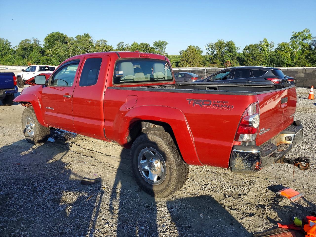2010 Toyota Tacoma Deluxe Темно-бордовый vin: 5TEUU4EN5AZ677726