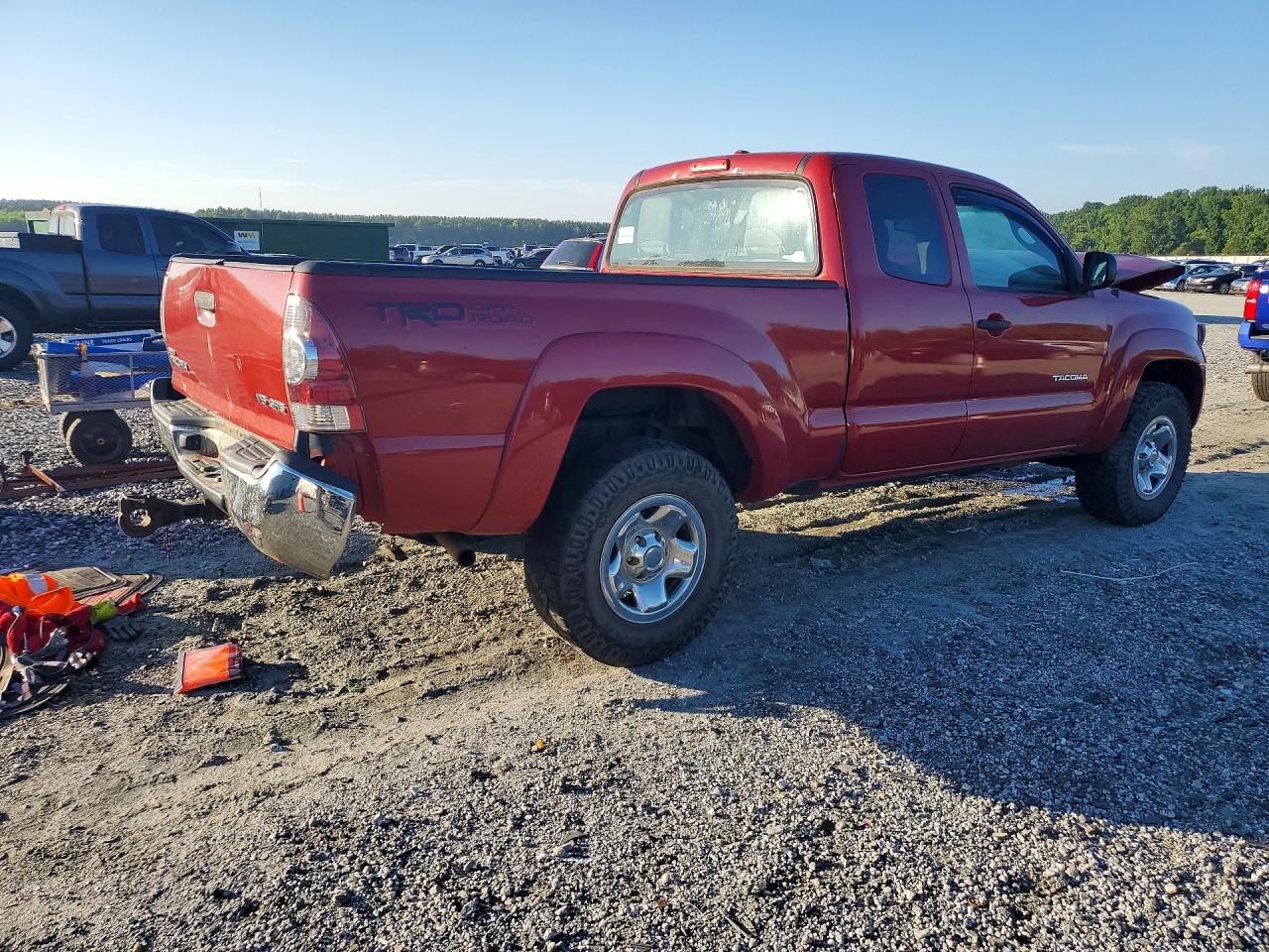 2010 Toyota Tacoma Deluxe Темно-бордовый vin: 5TEUU4EN5AZ677726