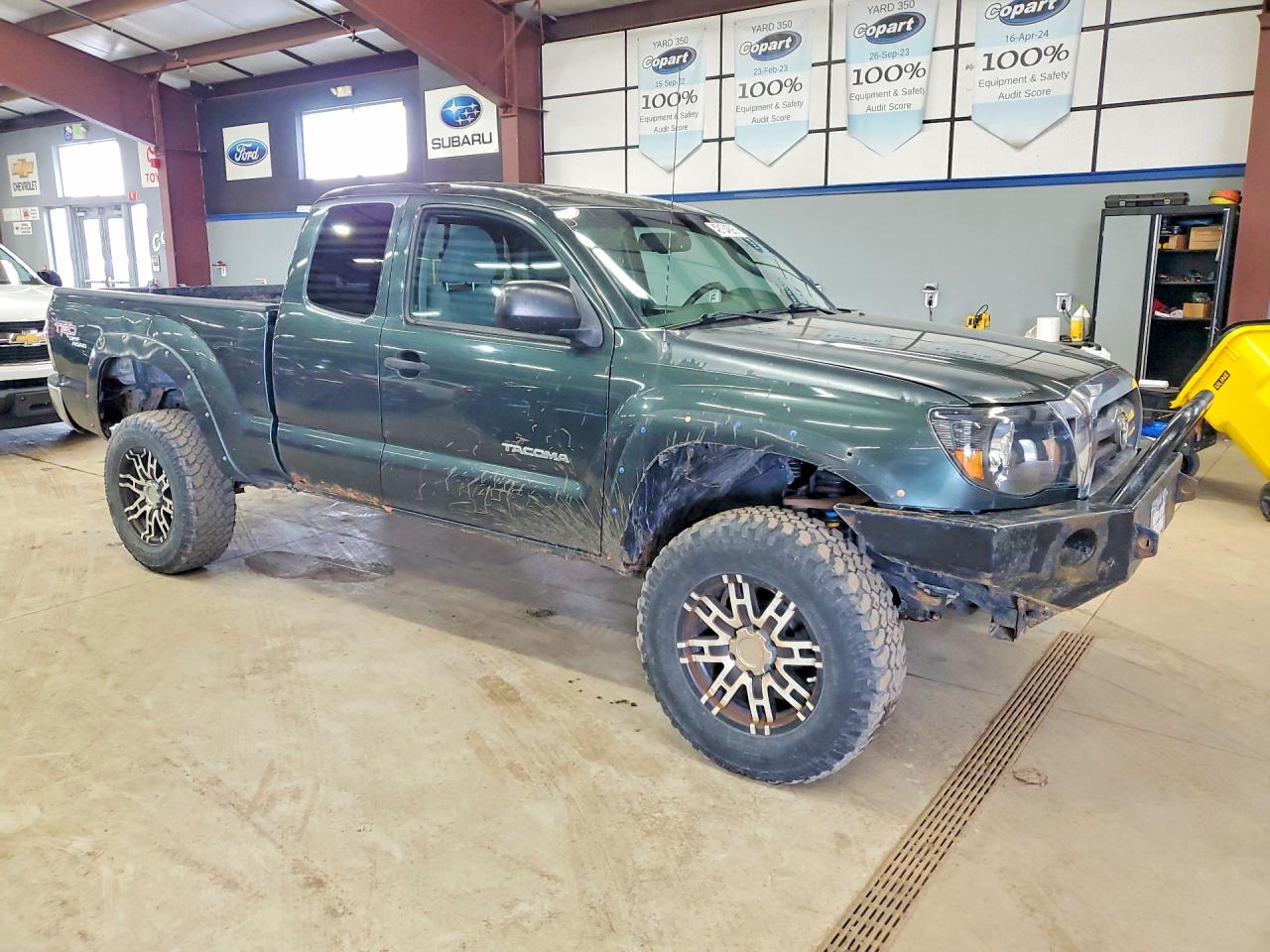 2010 Toyota Tacoma V6 Green vin: 5TEUU4EN5AZ725516