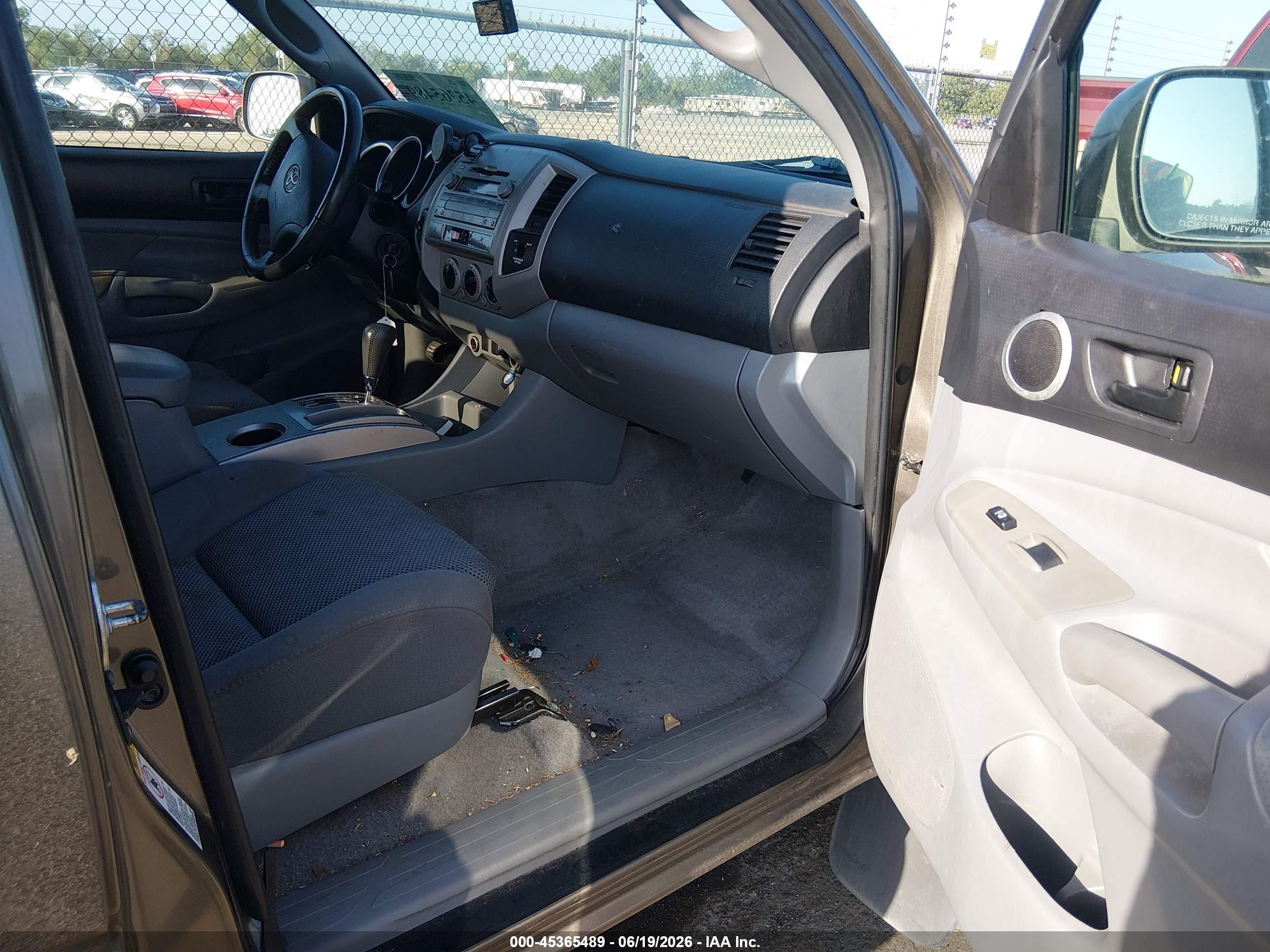 2010 Toyota Tacoma Base V6 Gray vin: 5TEUU4EN6AZ689142