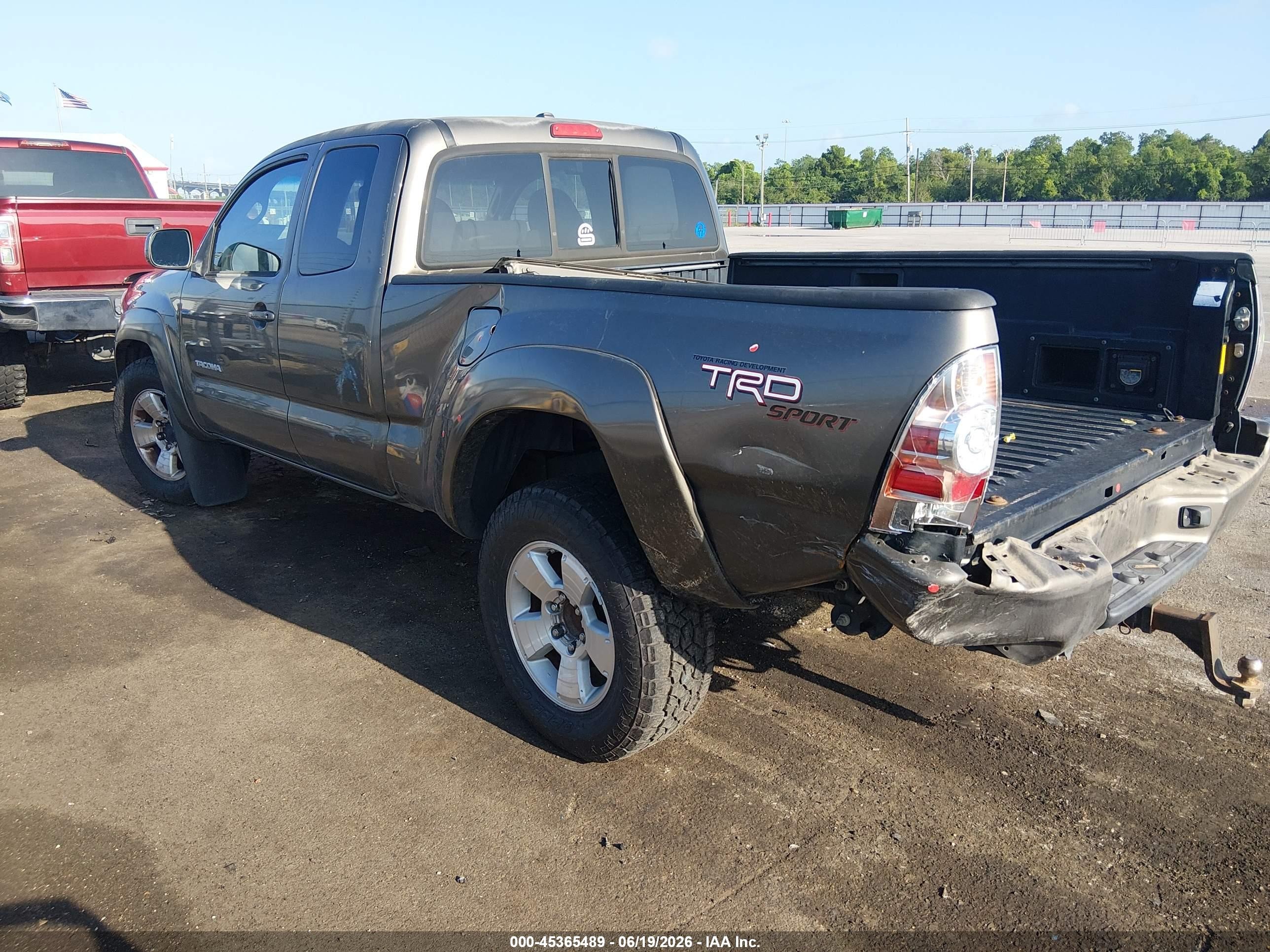 2010 Toyota Tacoma Base V6 Gray vin: 5TEUU4EN6AZ689142