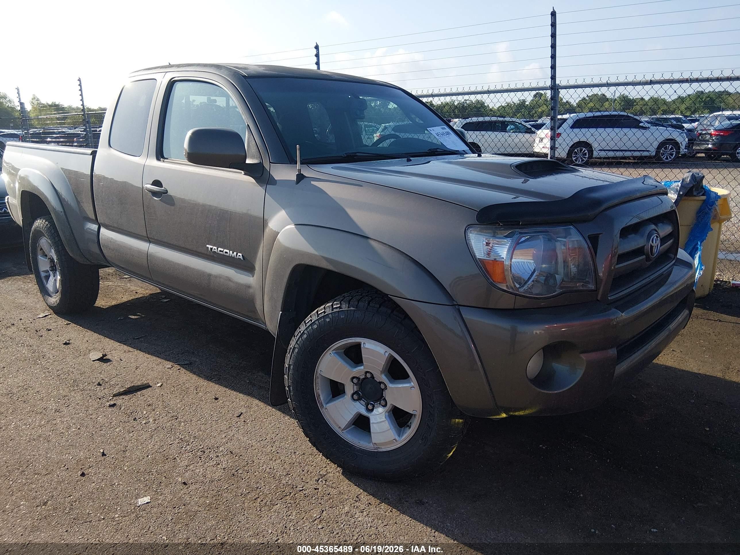 2010 Toyota Tacoma Base V6 Gray vin: 5TEUU4EN6AZ689142