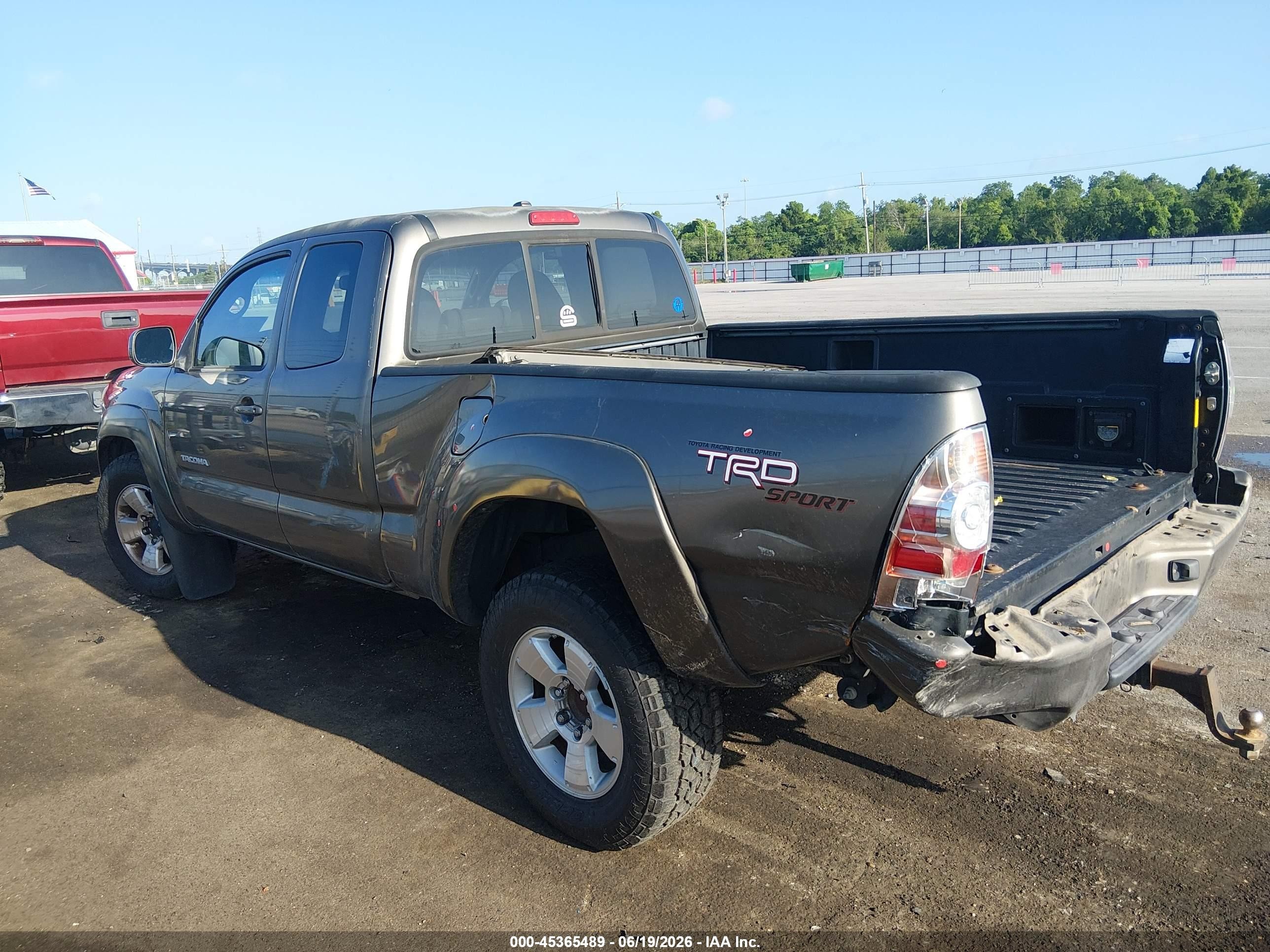 2010 Toyota Tacoma Base V6 Gray vin: 5TEUU4EN6AZ689142