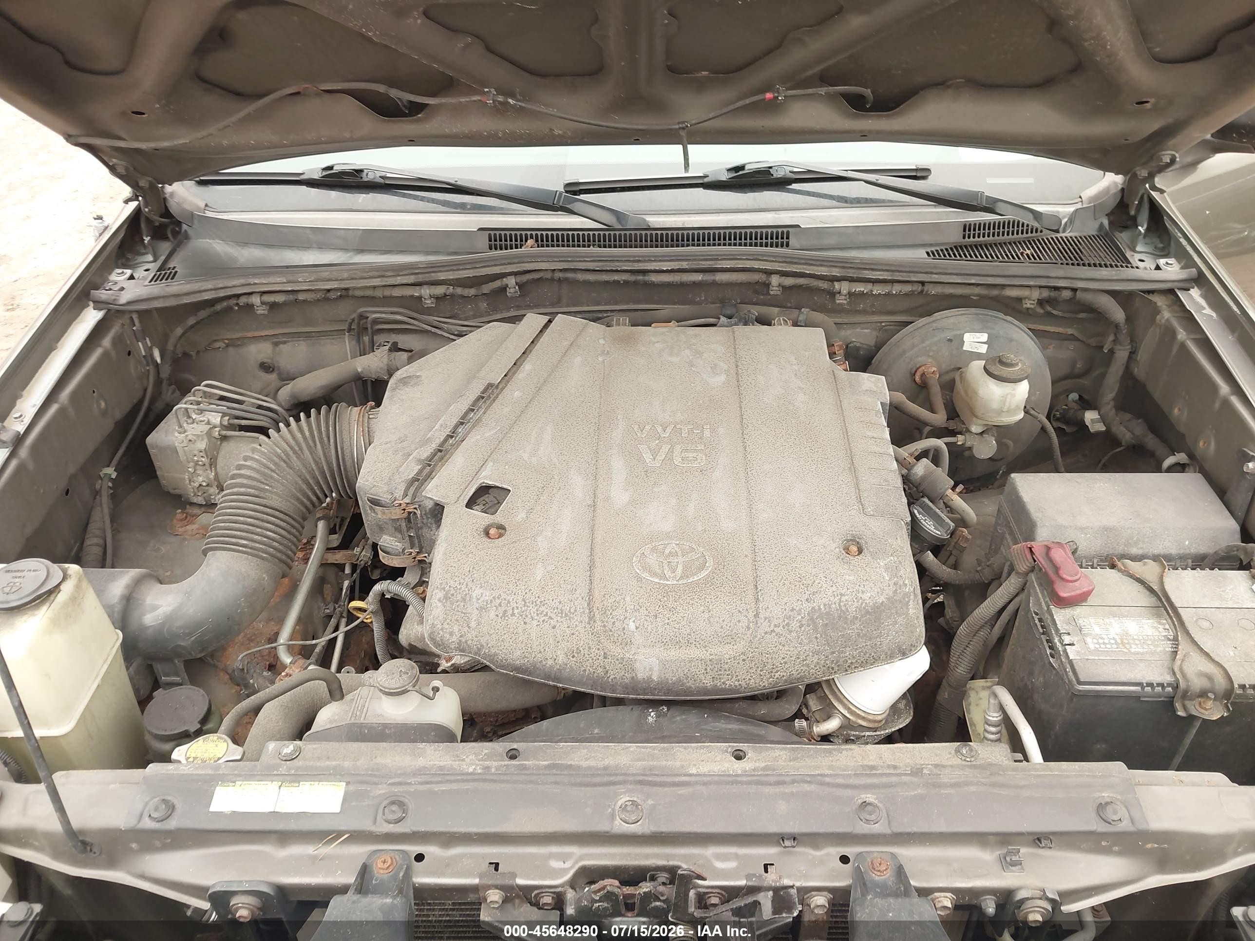 2010 Toyota Tacoma Base V6 Коричневый vin: 5TEUU4EN7AZ672186