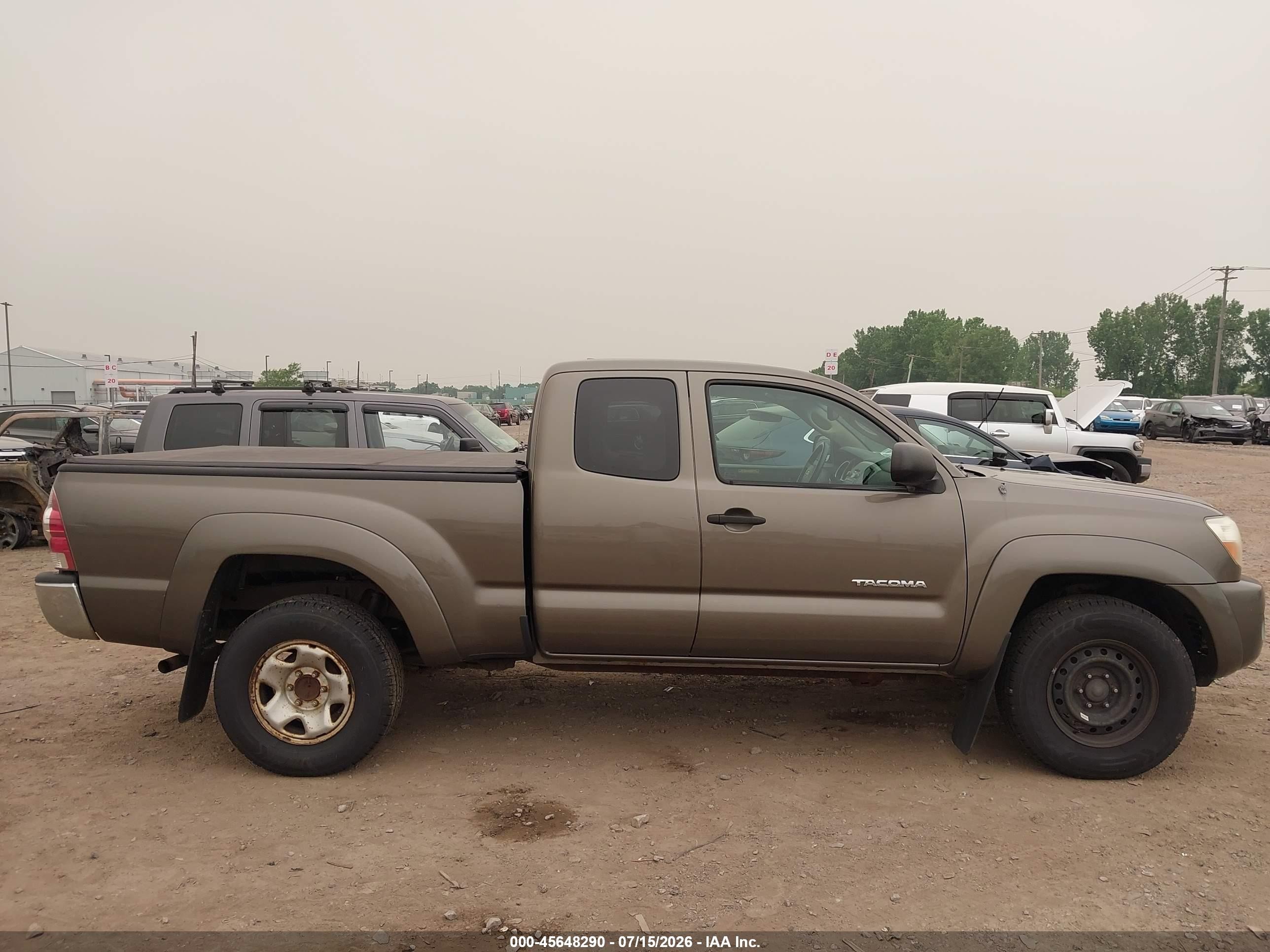 2010 Toyota Tacoma Base V6 Коричневый vin: 5TEUU4EN7AZ672186