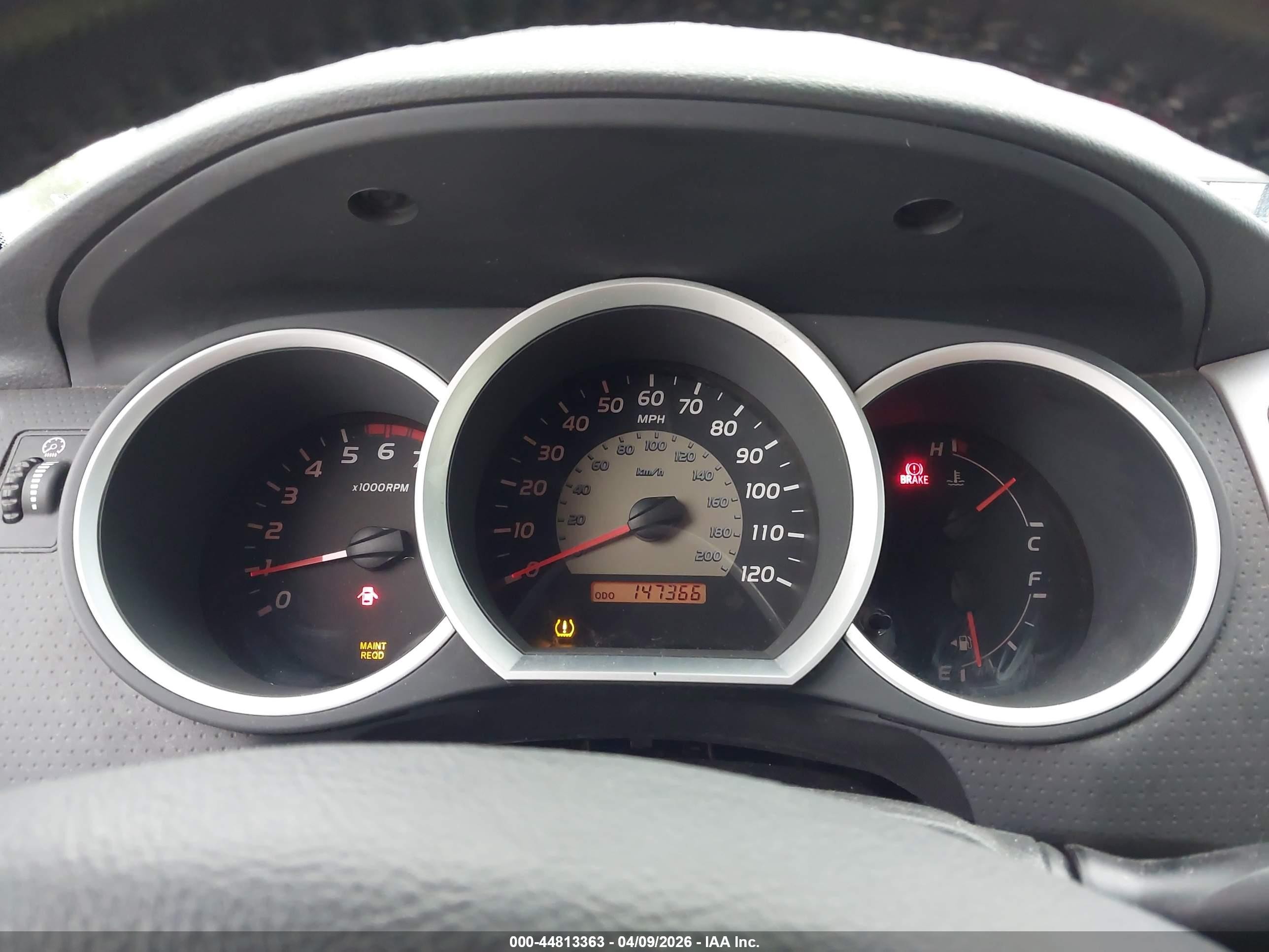 2010 Toyota Tacoma Base V6 Gray vin: 5TEUU4EN7AZ746352
