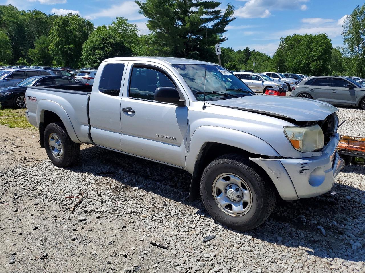 2010 Toyota Tacoma Access Cab Silver vin: 5TEUU4EN8AZ707138