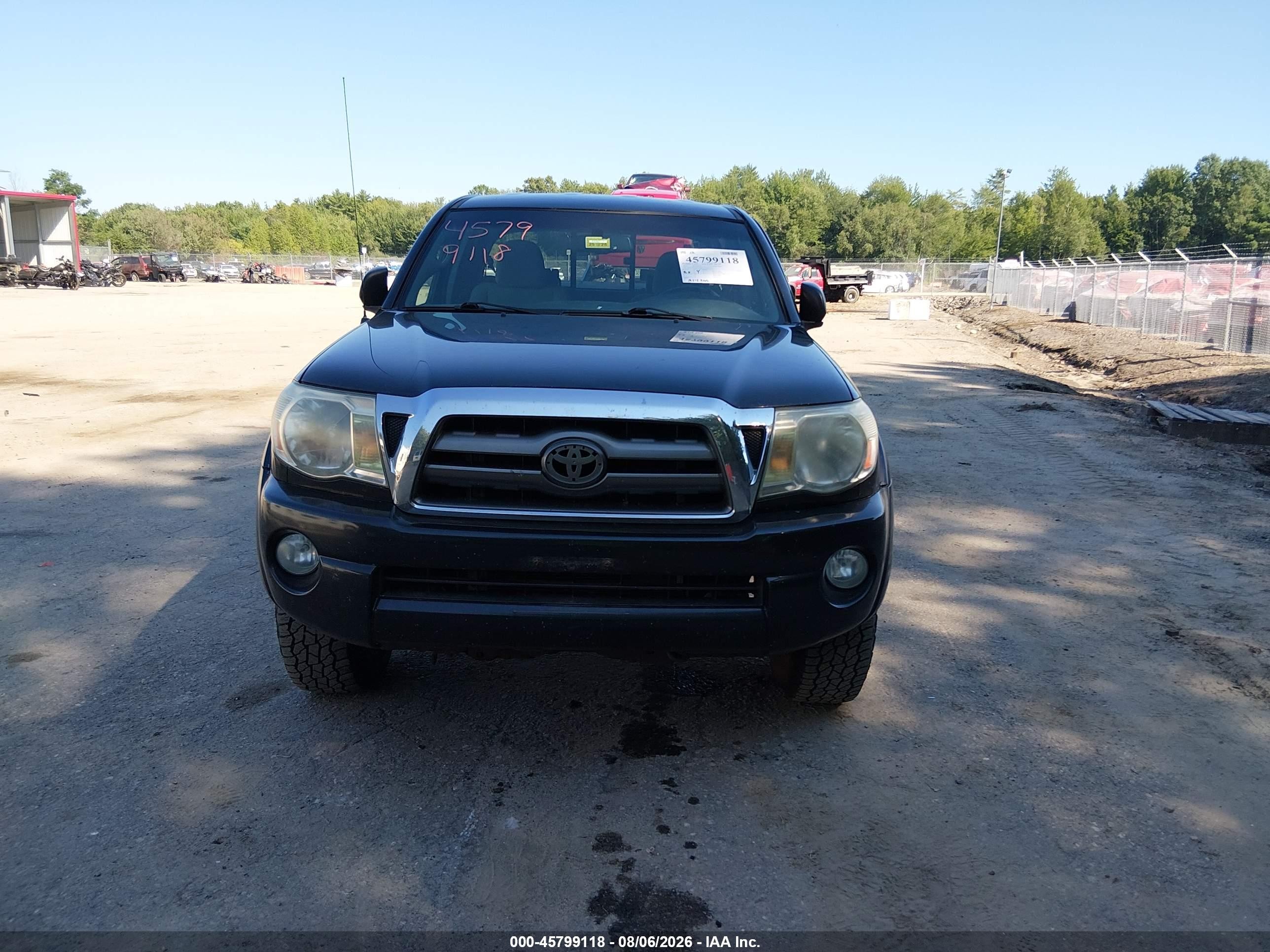 2010 Toyota Tacoma Base V6 Black vin: 5TEUU4EN9AZ731092