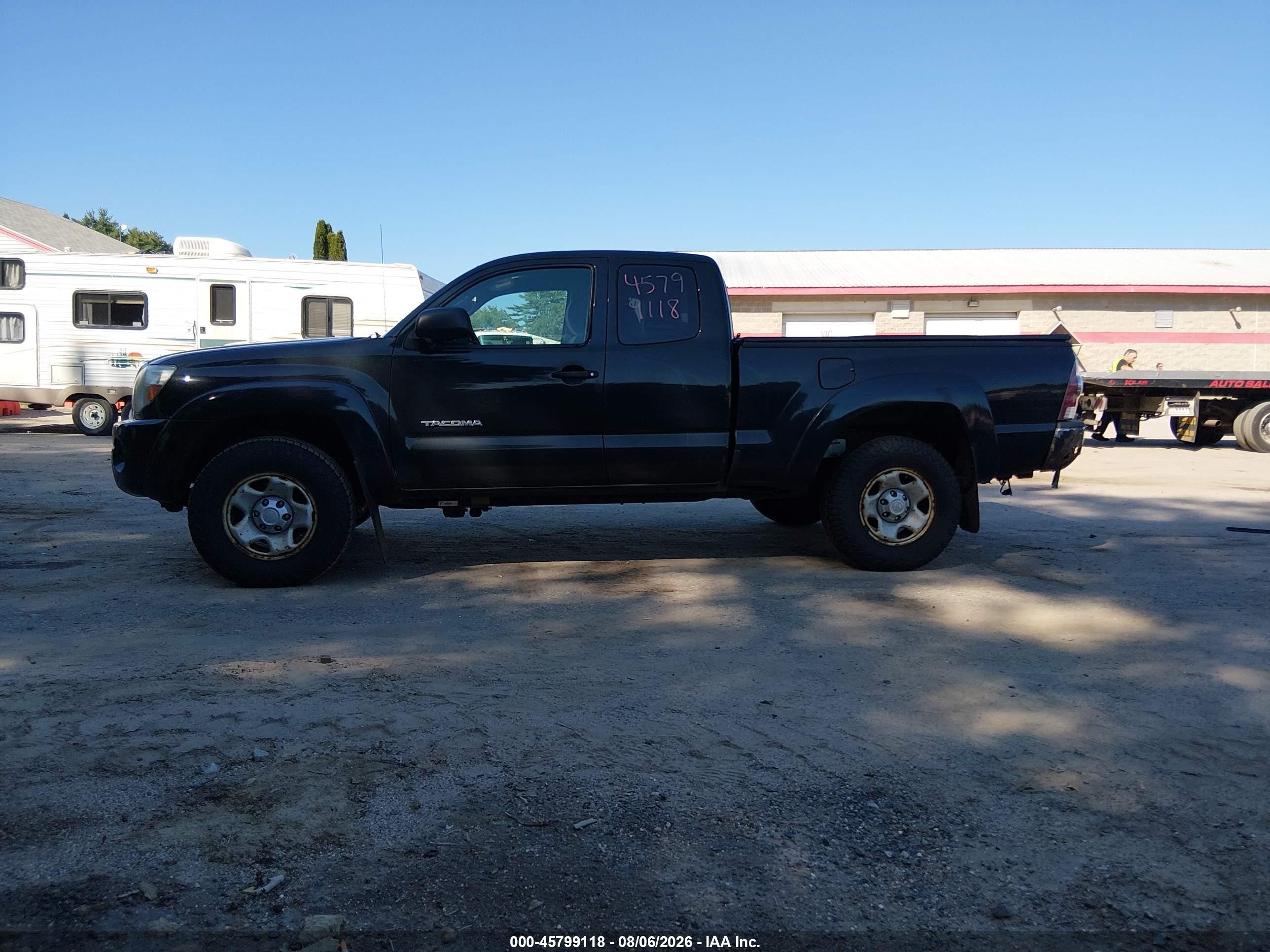 2010 Toyota Tacoma Base V6 Black vin: 5TEUU4EN9AZ731092