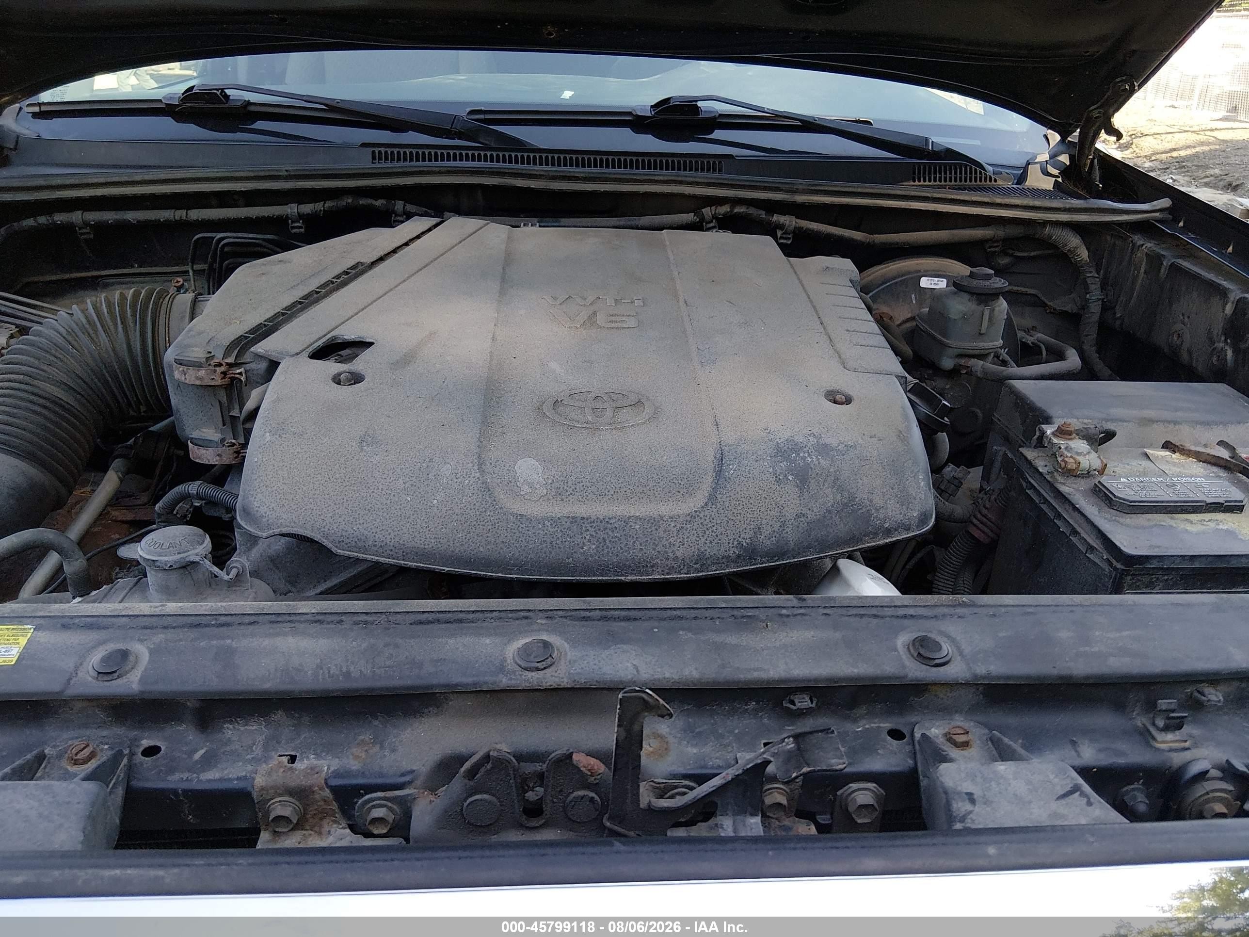 2010 Toyota Tacoma Base V6 Black vin: 5TEUU4EN9AZ731092