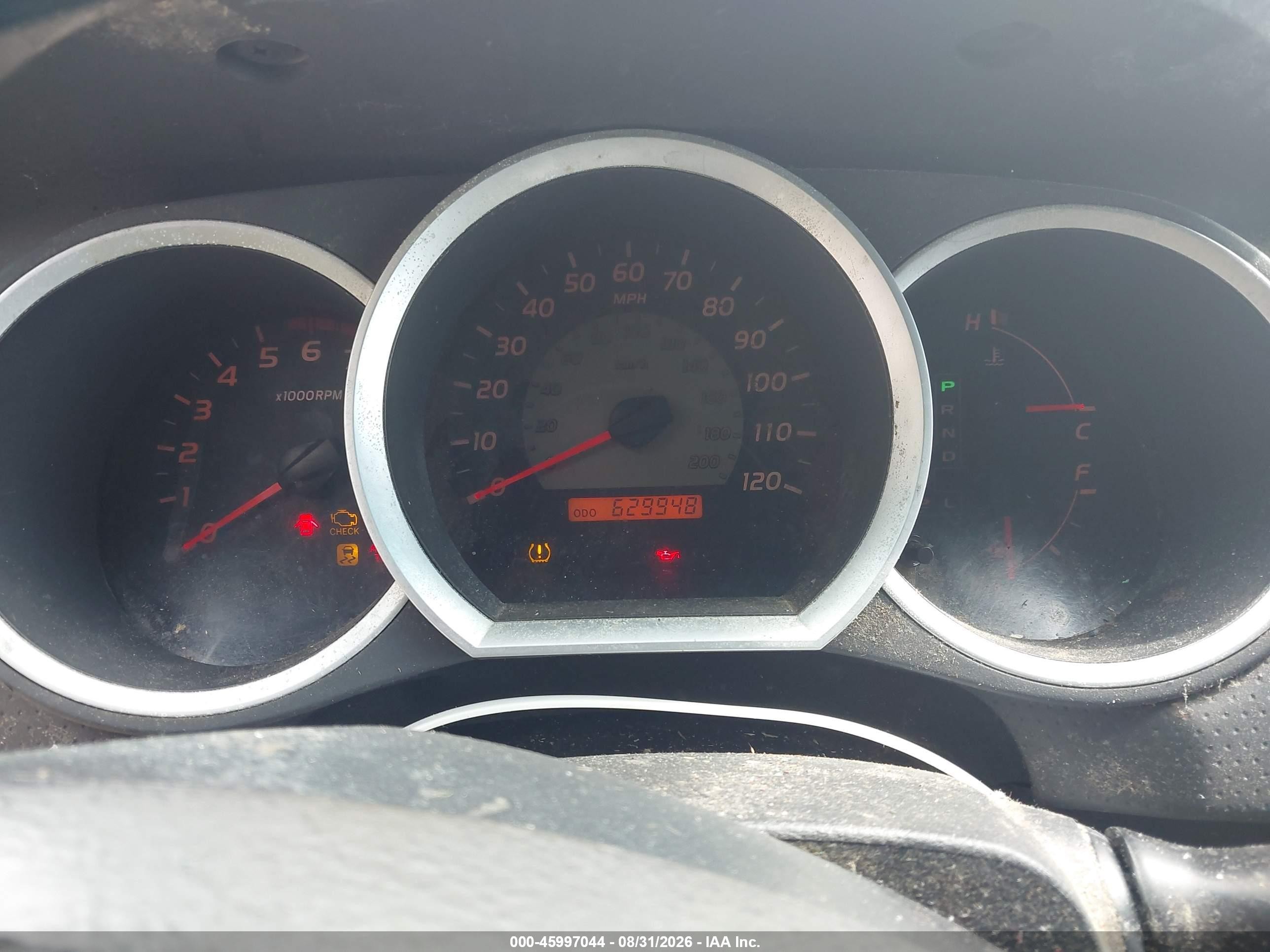 2010 Toyota Tacoma Base V6 Silver vin: 5TEUU4ENXAZ673235