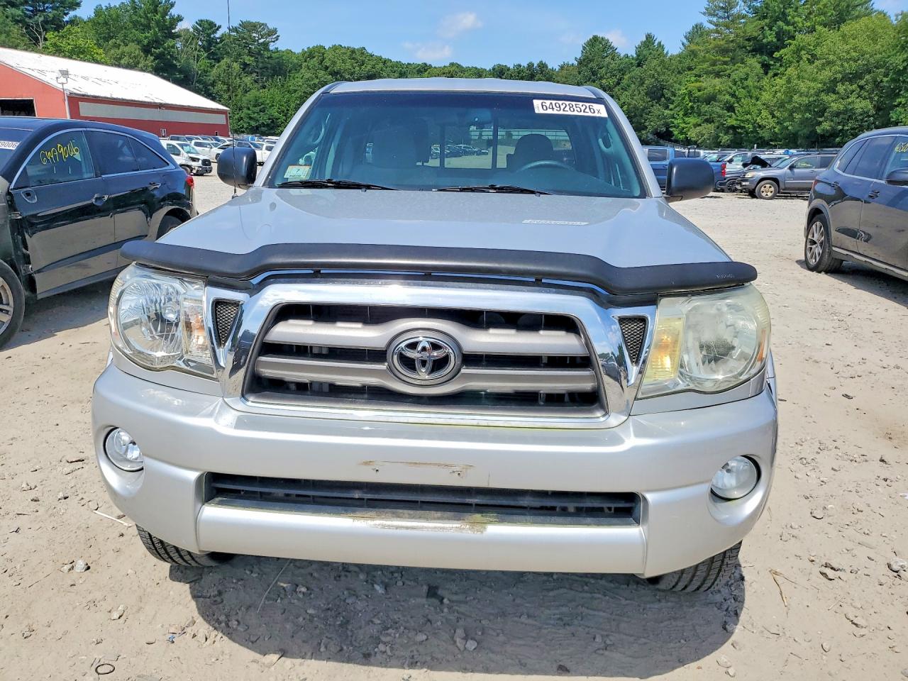 2010 Toyota Tacoma V6 Silver vin: 5TEUU4ENXAZ746149
