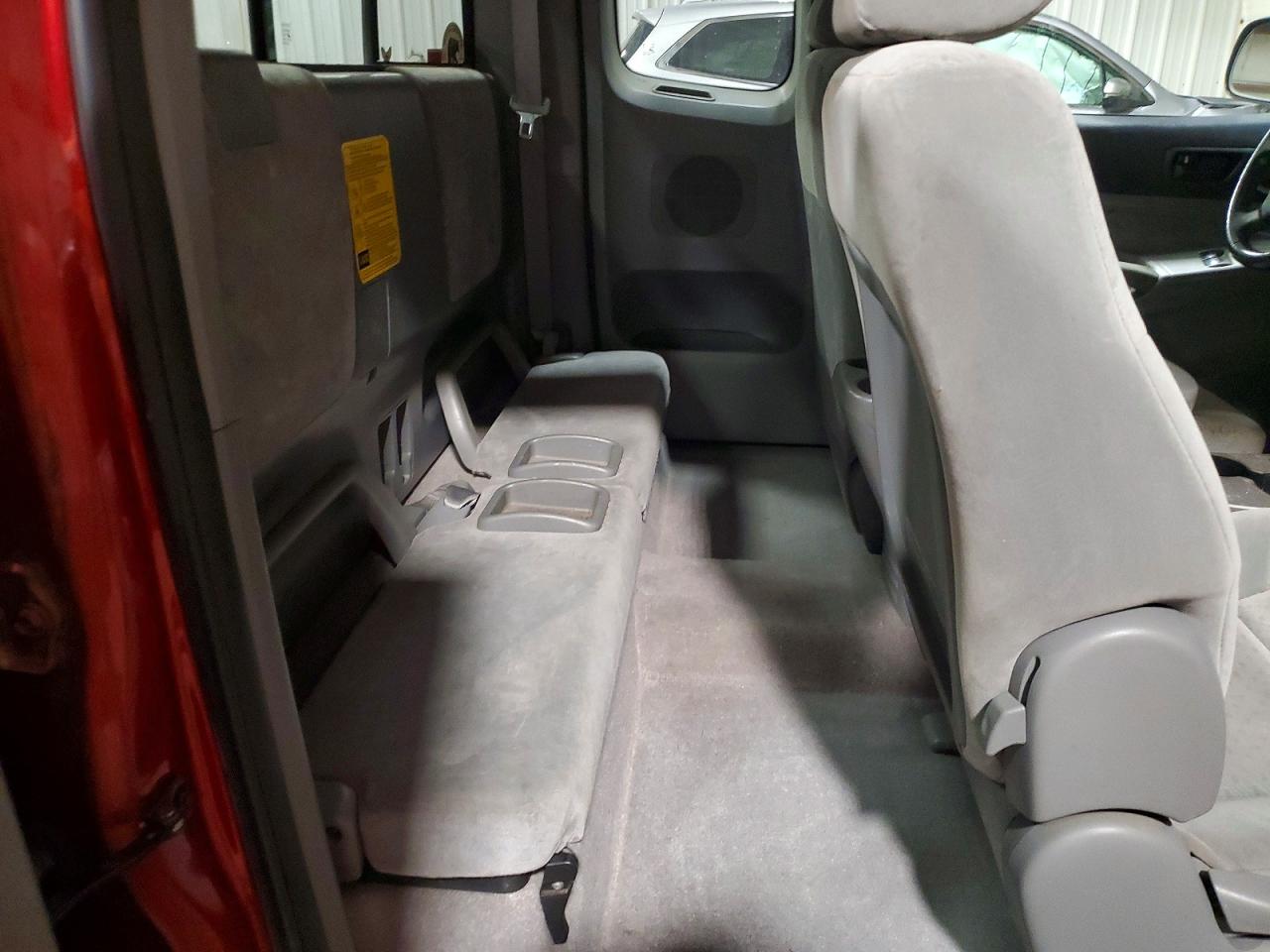 2008 Toyota Tacoma Access Cab Red vin: 5TEUX42N18Z542619