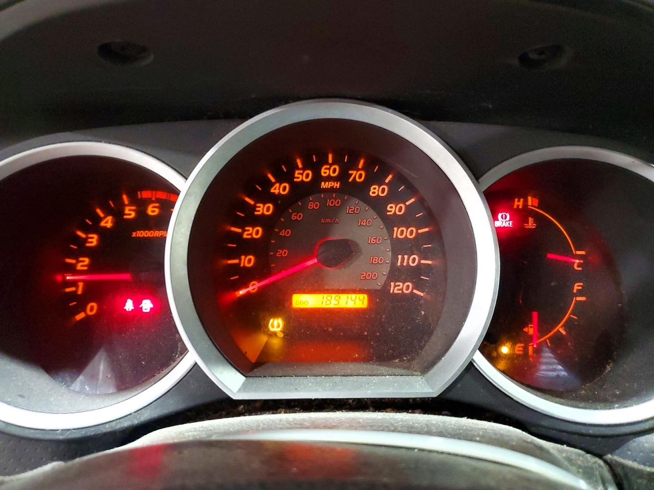 2008 Toyota Tacoma Access Cab Red vin: 5TEUX42N18Z542619