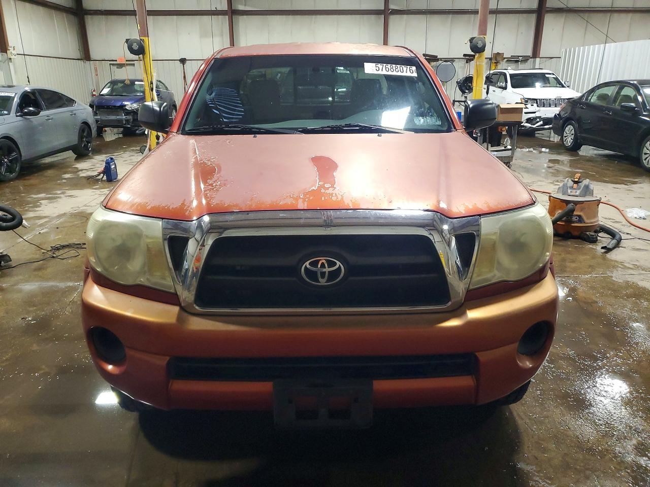 2008 Toyota Tacoma Access Cab Red vin: 5TEUX42N18Z542619