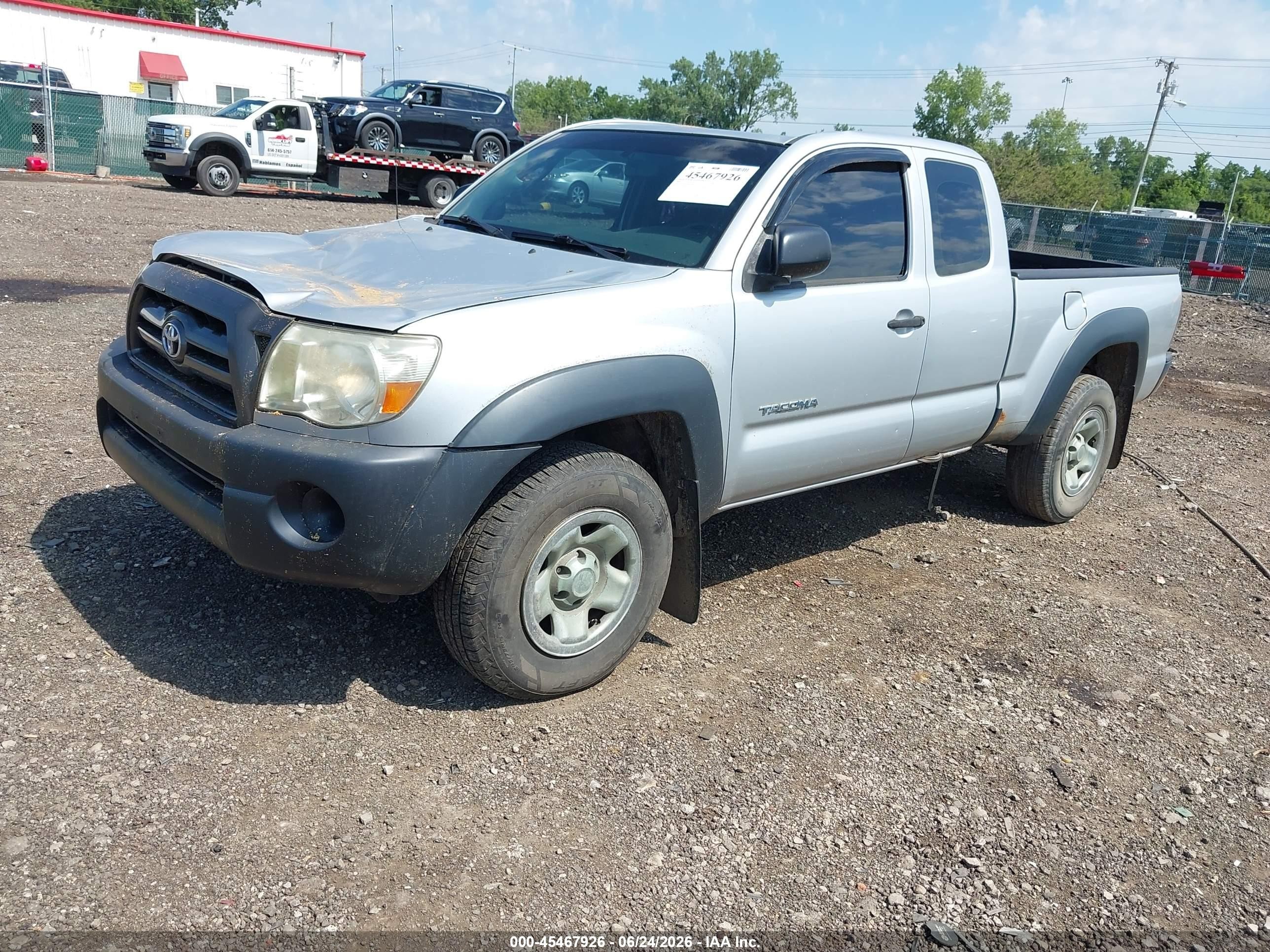 2009 Toyota Tacoma Silver vin: 5TEUX42N19Z612282