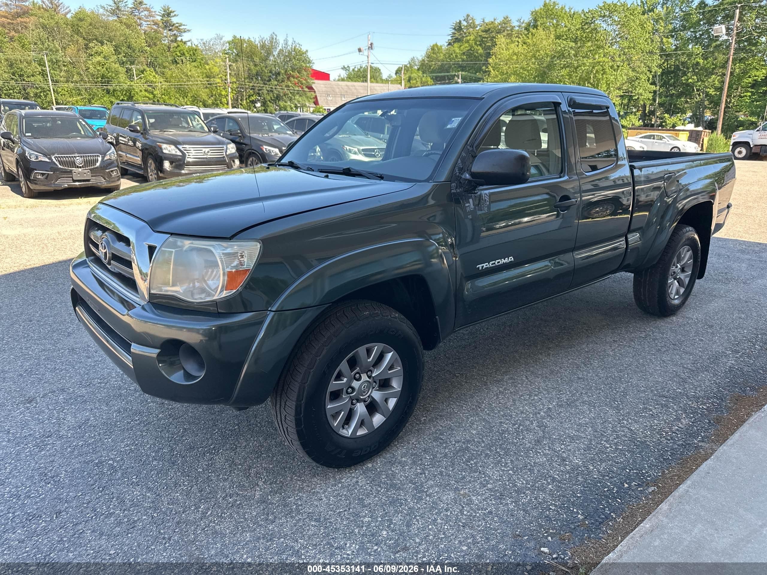2009 Toyota Tacoma   Green vin: 5TEUX42N19Z615862