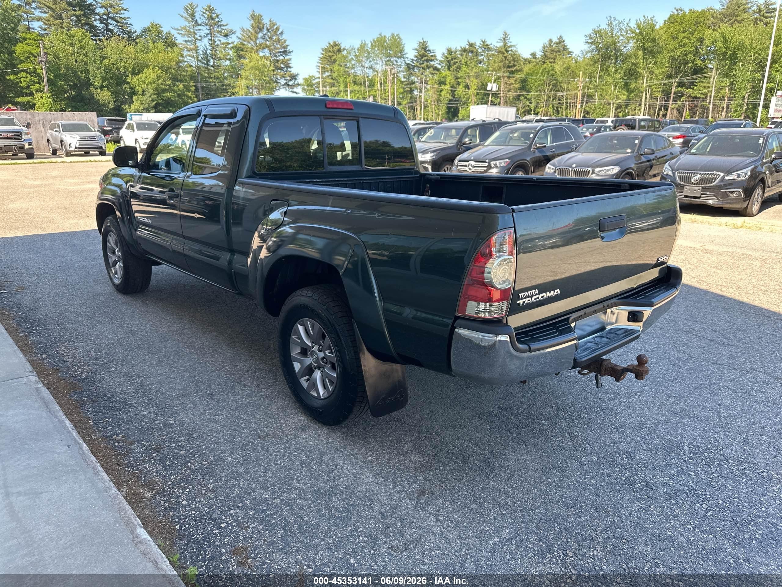 2009 Toyota Tacoma   Green vin: 5TEUX42N19Z615862